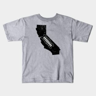 California Football, Retro - Silver Kids T-Shirt